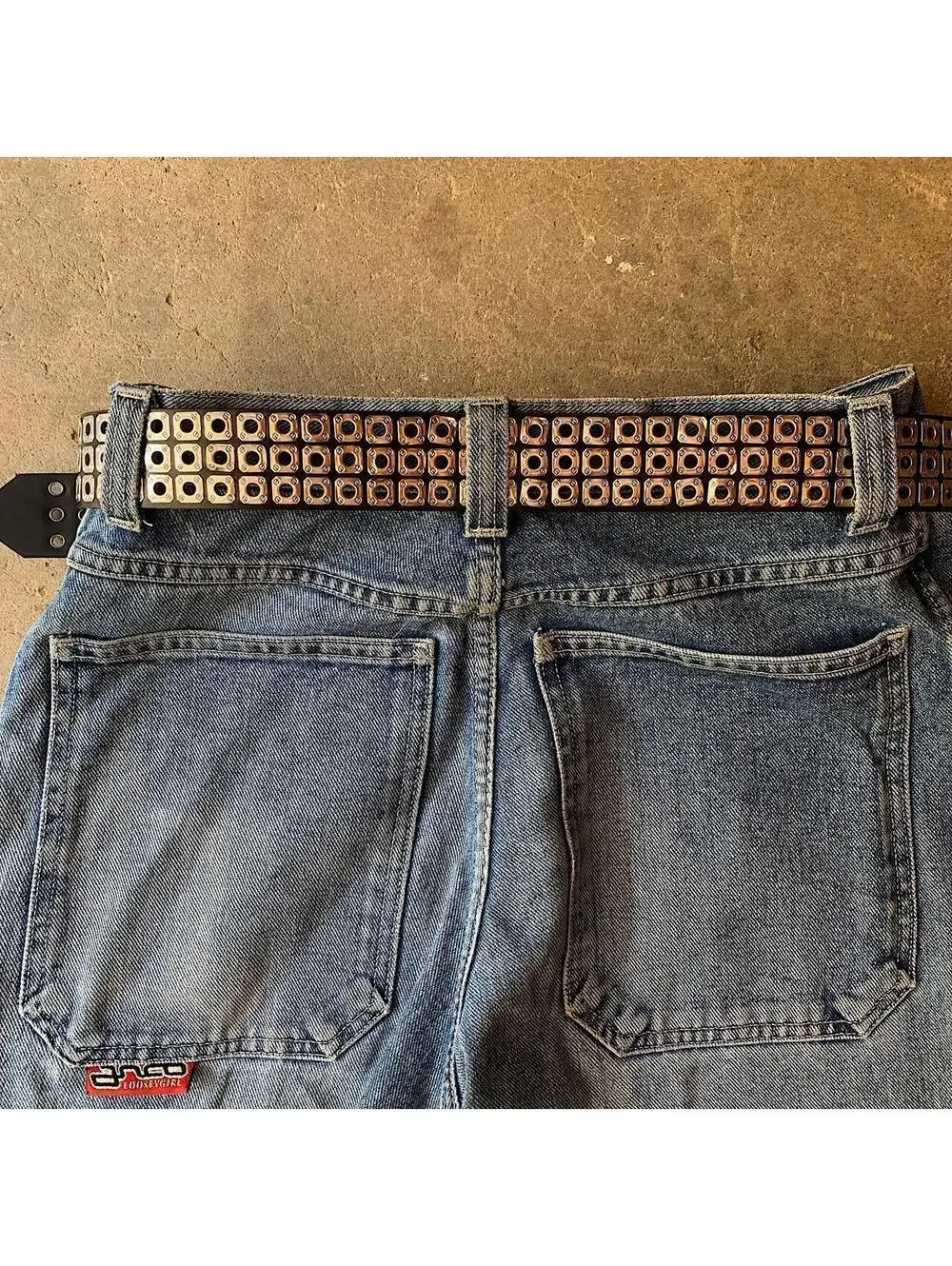 Y2K Cyber Black Belt 42 Inch Unisex